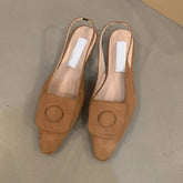 Spitz Frauen Sandalen Wohnungen Flach Casual Kleid Schuhe 2024 Sommer Mode Party Marke Schuhe Neue Gemütliche Walking Mujer Zapatos